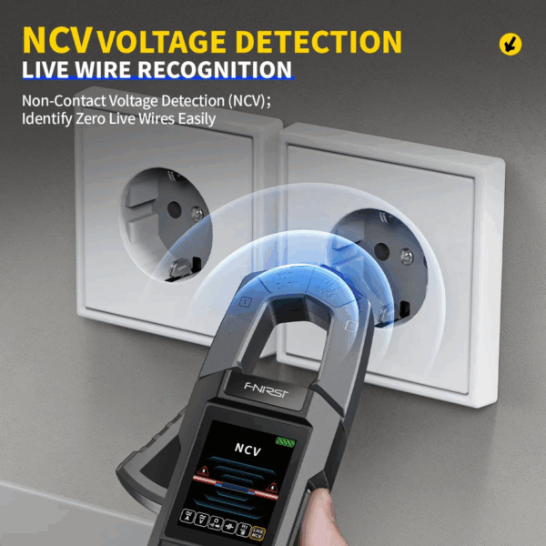 FNIRSI® DMC-100 DC AC Current Voltage Clamp Meter Digital Multimeter ดิจิตอล แคลมป์มิเตอร์ - Image 5