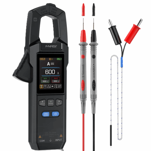 FNIRSI® DMC-100 DC AC Current Voltage Clamp Meter Digital Multimeter ดิจิตอล แคลมป์มิเตอร์ - Image 4