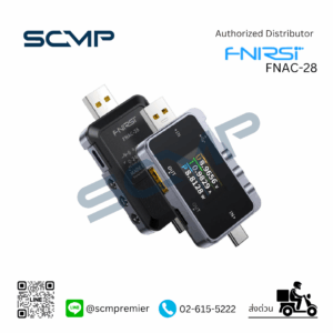 เครื่องทดสอบพอร์ต USB/ดิจิตอล FNIRSI FNAC-28, 156W, QC3.0